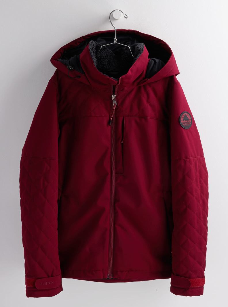 Veste Snowboard Burton Tulum Stretch Femme Bordeaux | 510764-MZL