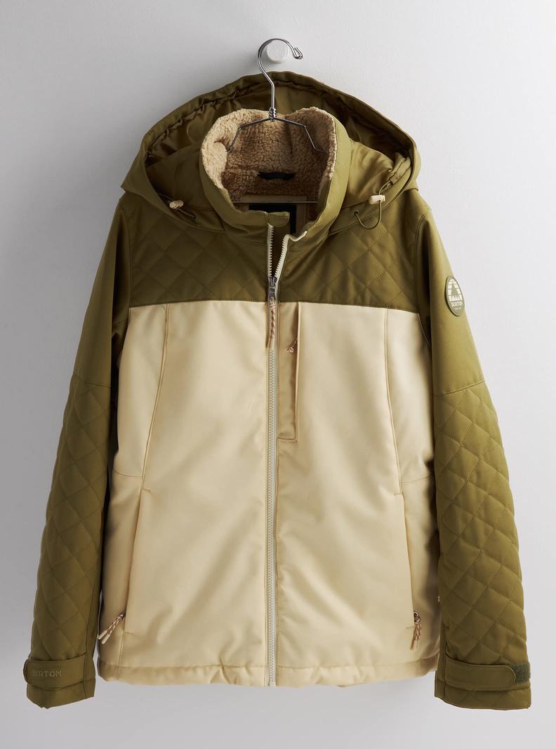 Veste Snowboard Burton Tulum Stretch Femme Vert Olive | 796502-GHM