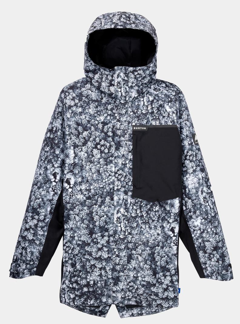 Veste Snowboard Burton Veridry 2L Rain Homme Vert Foncé Noir | 285316-EVD