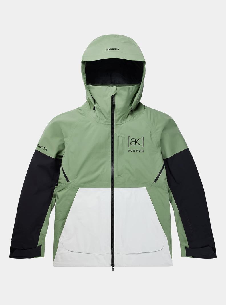 Veste Snowboard Burton [ak] Kimmy GORE-TEX 3L Stretch Femme Vert Blanche Noir | 924760-RJG