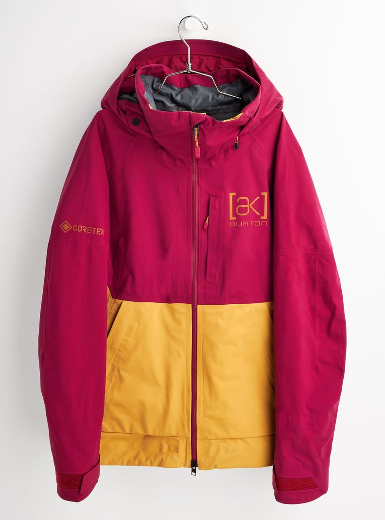 Veste Snowboard Burton [ak] Kimmy GORE-TEX 3L Stretch Femme Marron Violette Jaune | 942703-PKR