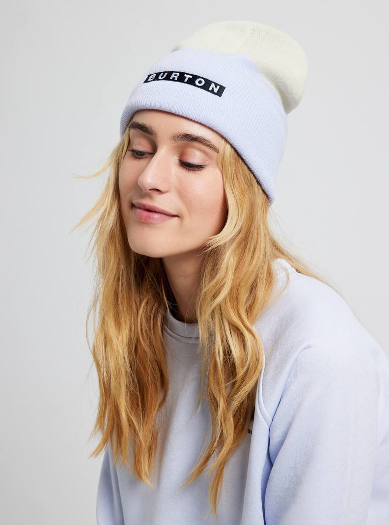 Bonnet Burton All 80 Femme Blanche Violette | 570169-NDY