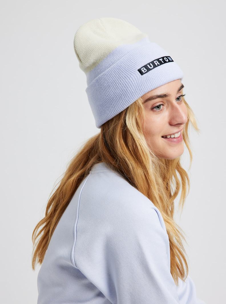 Bonnet Burton All 80 Femme Blanche Violette | 570169-NDY