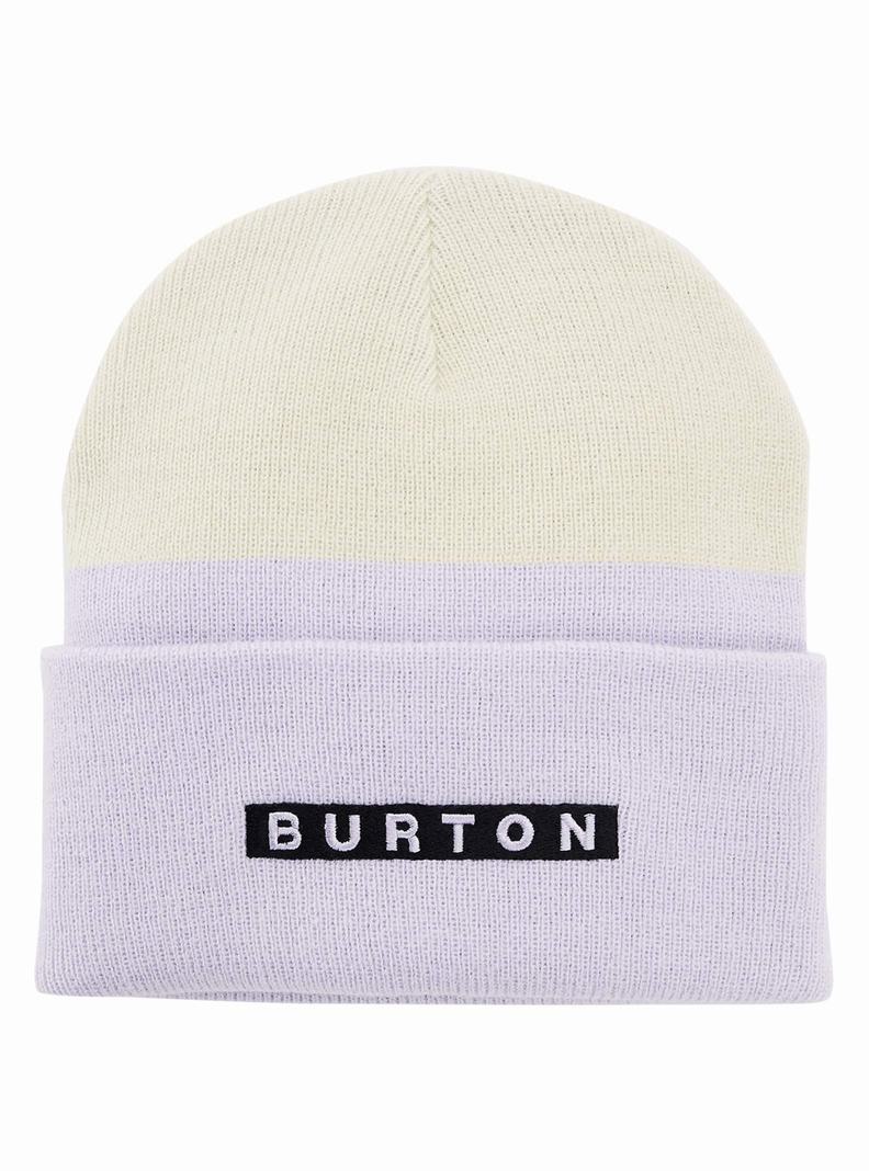 Bonnet Burton All 80 Femme Blanche Violette | 570169-NDY