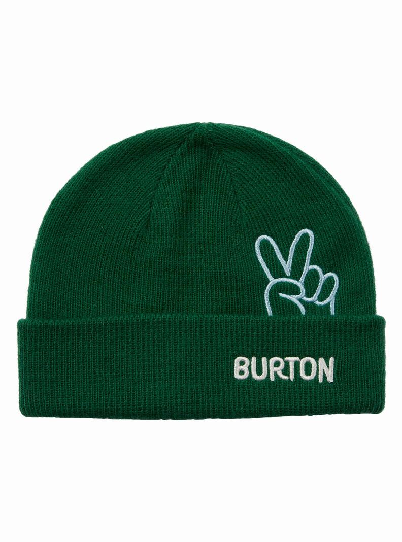 Bonnet Burton Beanie Enfant Vert | 453628-IEH