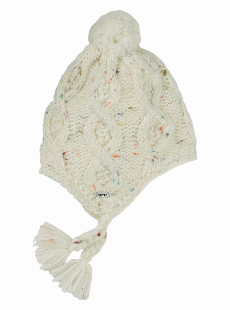 Bonnet Burton Chloe Earflap Enfant Blanche | 786091-EJT