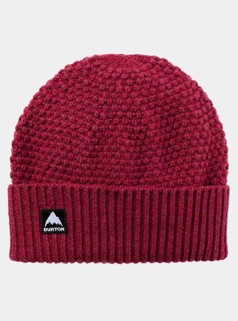 Bonnet Burton Seed Stitch Homme Orange Rose | 301765-STA