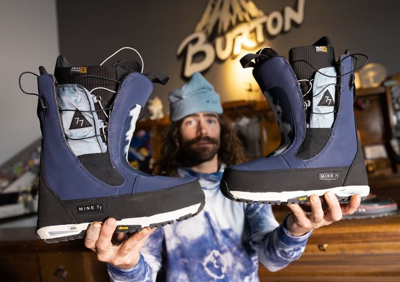 Boots Snowboard Burton Danny’s Double Tongue Homme Bleu | 810649-PUF