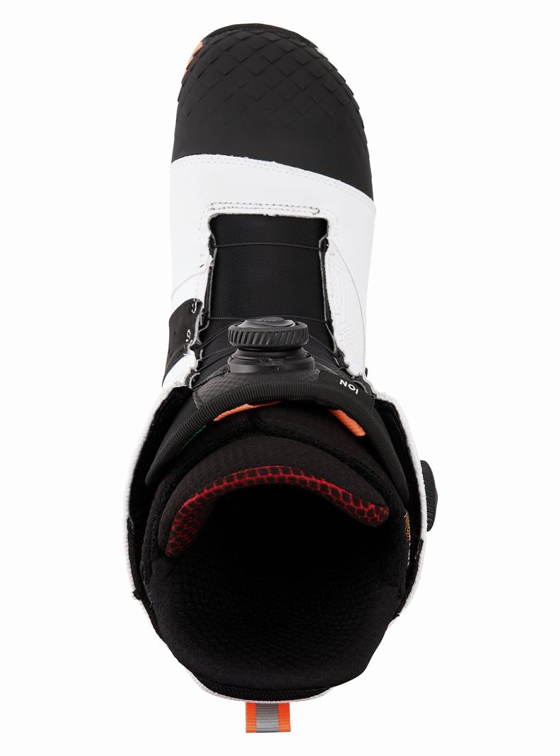Boots Snowboard Burton Ion BOA® Homme Blanche | 109437-BXL