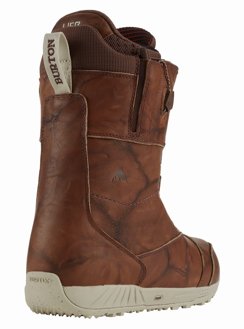 Boots Snowboard Burton Ion Cuir Homme Marron | 092581-WYP