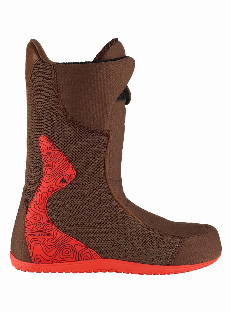Boots Snowboard Burton Ion Cuir Homme Marron | 092581-WYP