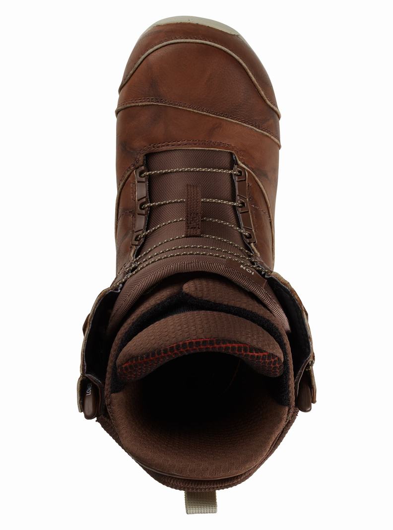 Boots Snowboard Burton Ion Cuir Homme Marron | 092581-WYP