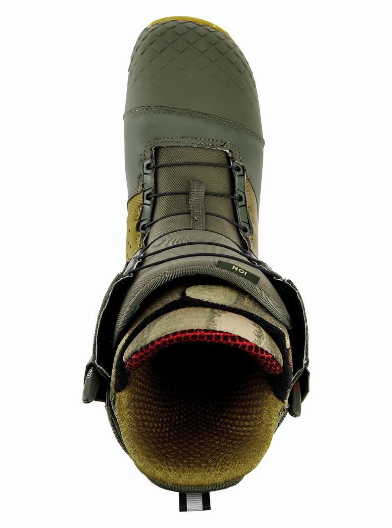 Boots Snowboard Burton Ion Homme Vert Olive | 618375-PKH