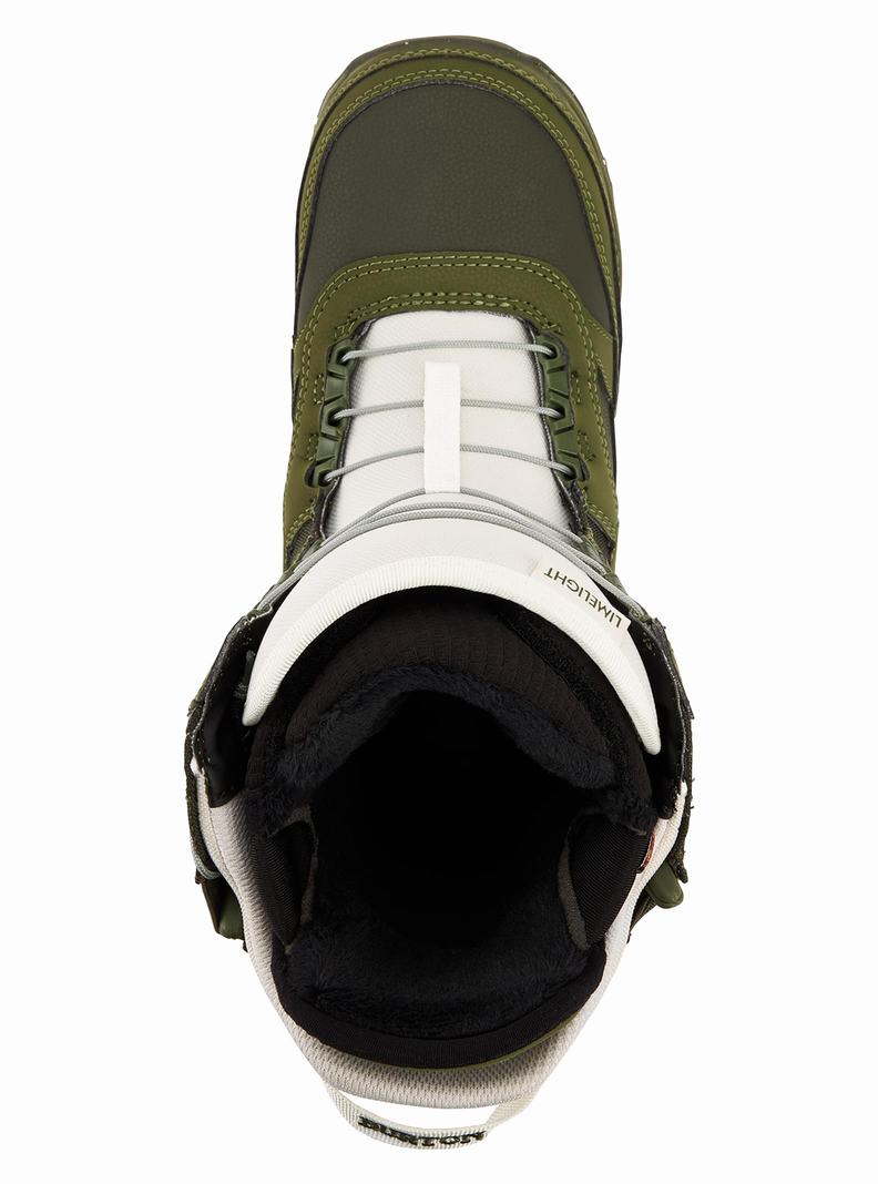 Boots Snowboard Burton Limelight Femme Vert Olive | 783605-LIH