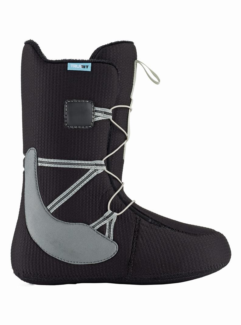 Boots Snowboard Burton Mint Dentelle Femme Noir | 463297-YDV