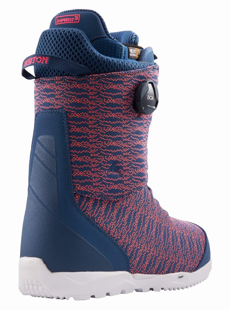 Boots Snowboard Burton Swath BOA® Homme Violette Bleu | 947506-KGT