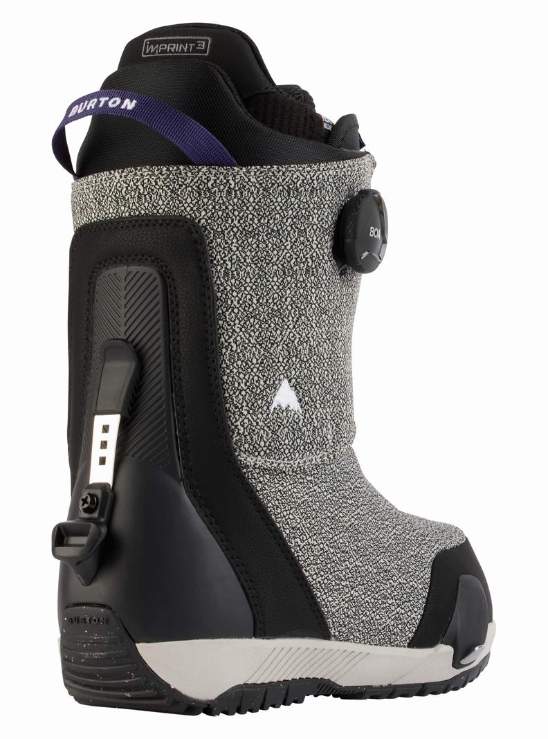 Boots Snowboard Burton Swath Step On® Homme Grise Noir | 571629-VDY