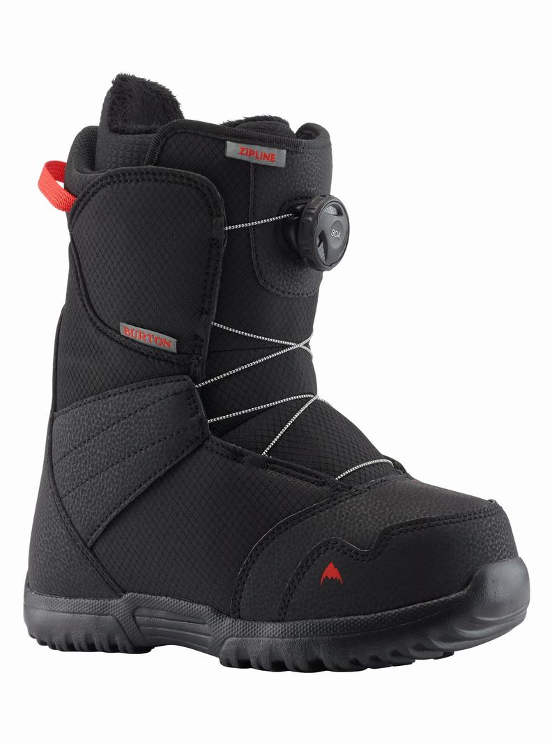 Boots Snowboard Burton Zipline BOA® Enfant Noir | 670284-YME