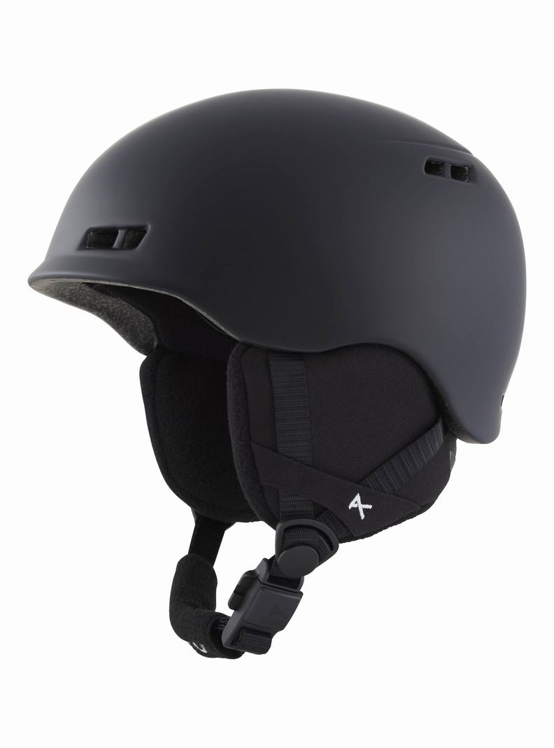 Casque Snowboard Burton Anon Burner Enfant Noir | 861354-BYQ