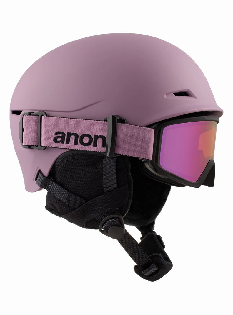 Casque Snowboard Burton Anon Define Enfant Violette | 712685-ZVP