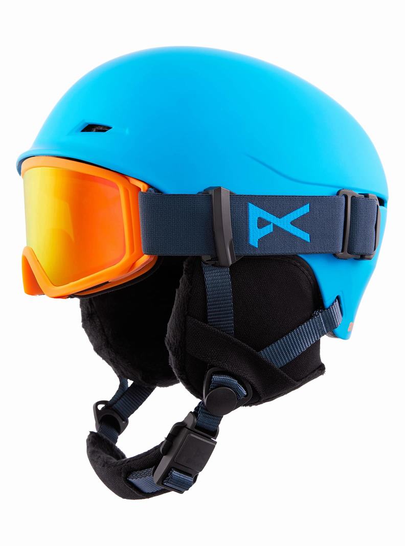 Casque Snowboard Burton Anon Define Enfant Bleu | 946750-XZD