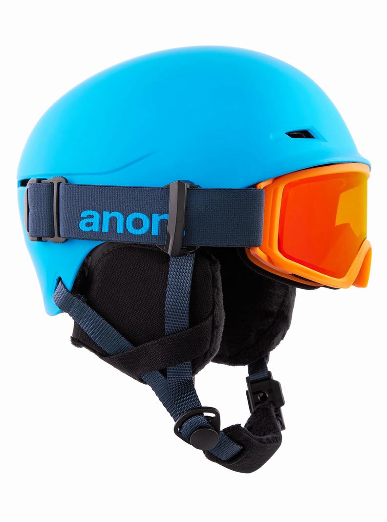 Casque Snowboard Burton Anon Define Enfant Bleu | 946750-XZD