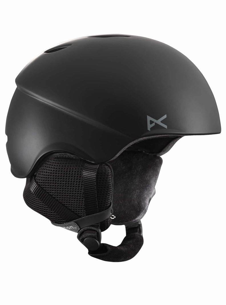 Casque Snowboard Burton Anon Helo - Round Fit Homme Noir | 267194-MCV