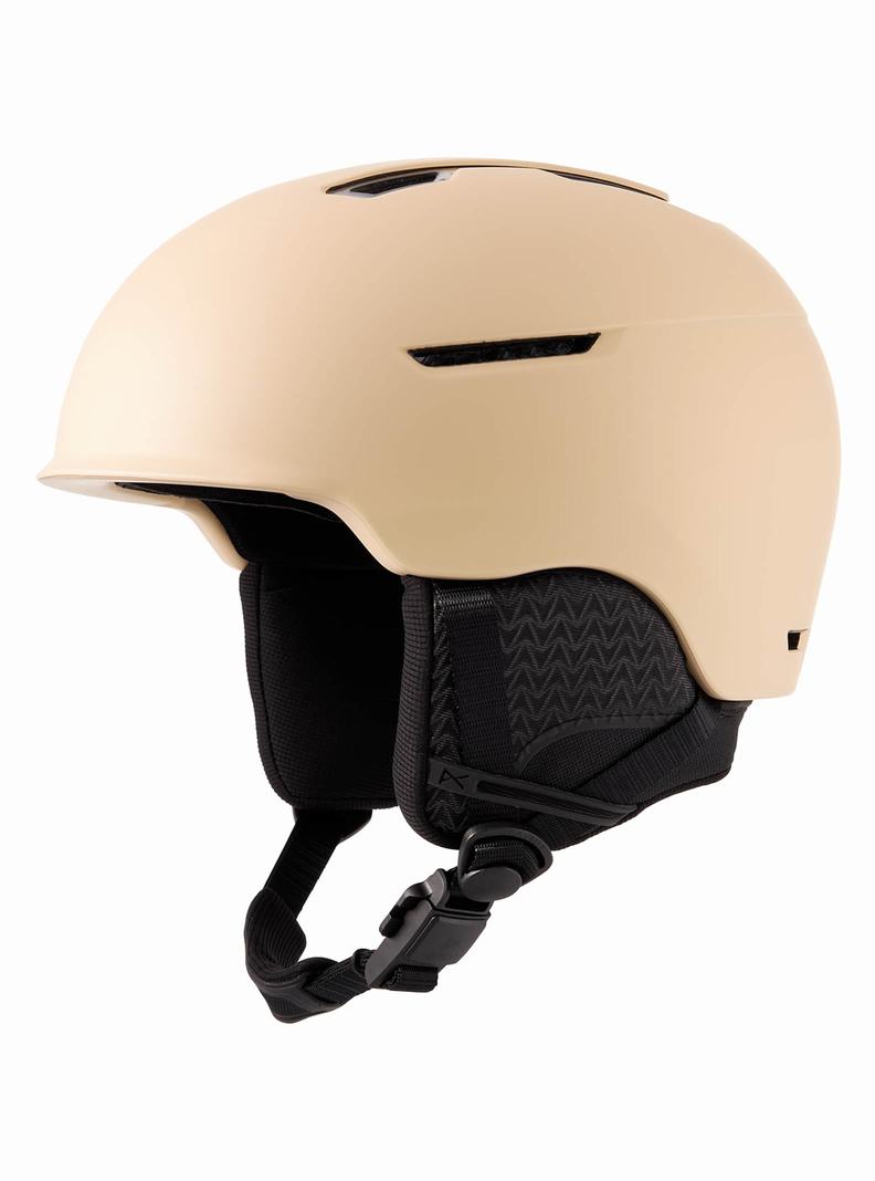 Casque Snowboard Burton Anon Logan WaveCel Homme Beige | 742906-ZYR