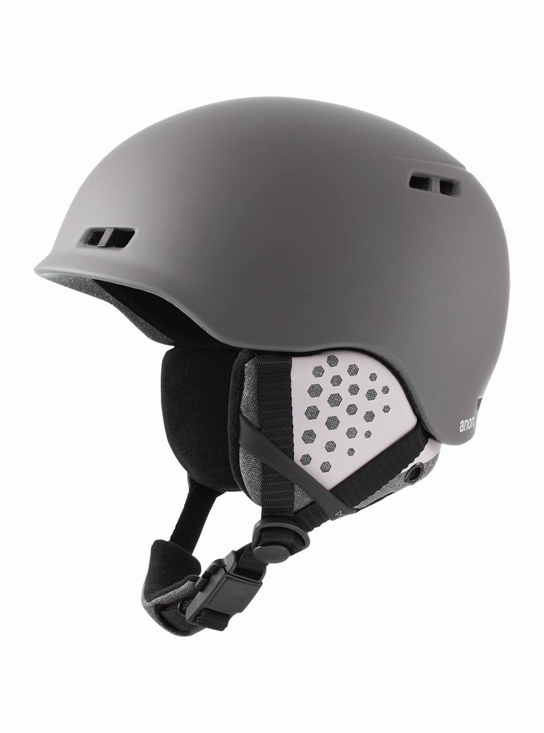 Casque Snowboard Burton Anon Rodan Homme Grise | 460872-JYA