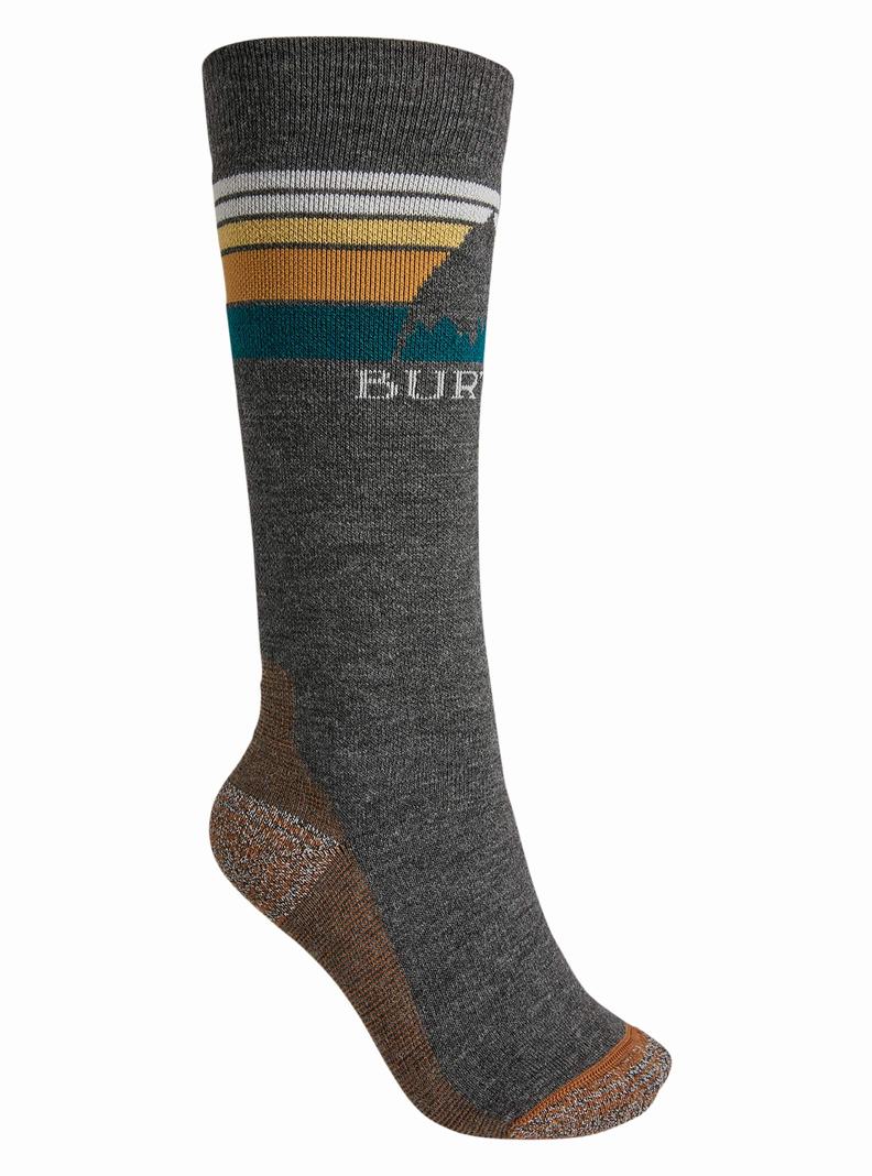 Chaussettes Burton Emblem Midweight Femme Noir | 412368-VUH
