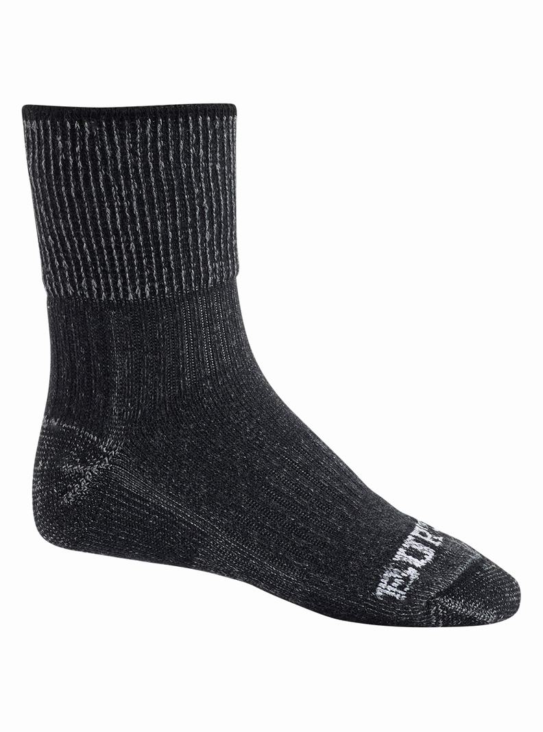 Chaussettes Burton Laine Hiker Homme Noir | 852316-ZWH