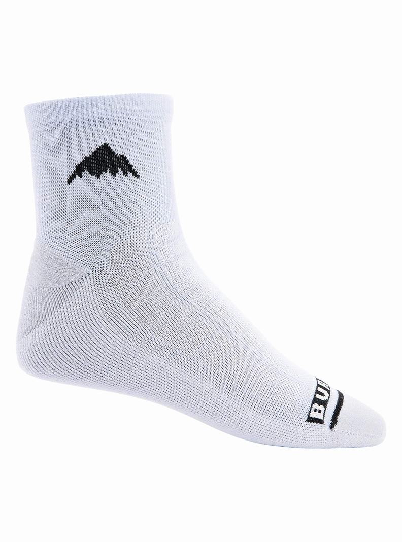 Chaussettes Burton Legere Quarter Crew Femme Blanche | 579436-CQM