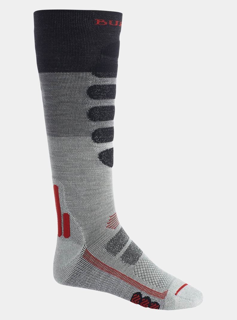 Chaussettes Burton Performance + Legere Compression Homme Grise | 741806-ZGC