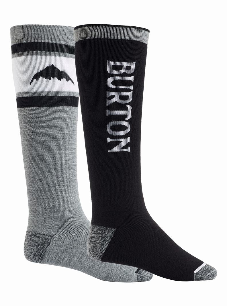 Chaussettes Burton Weekend Midweight (2 Pack) Homme Noir | 973458-SLI