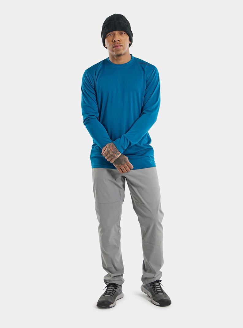Chemise Burton Brand Active Long Sleeve Homme Bleu | 581269-PJR