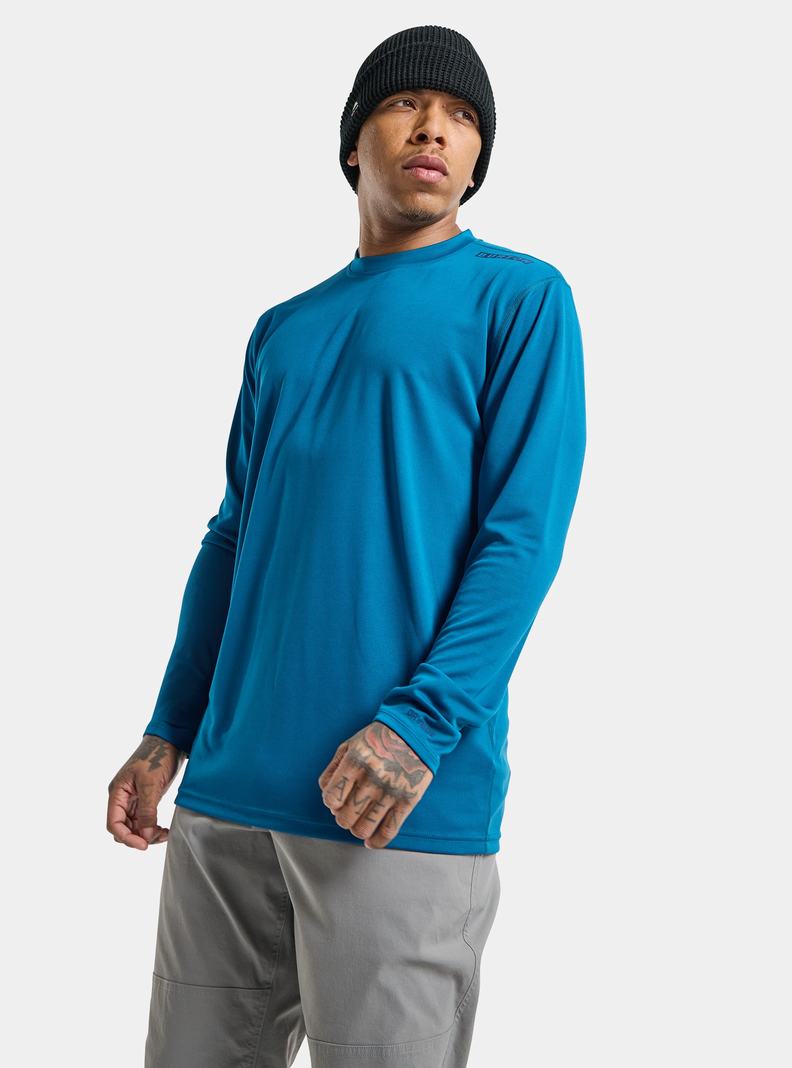 Chemise Burton Brand Active Long Sleeve Homme Bleu | 581269-PJR