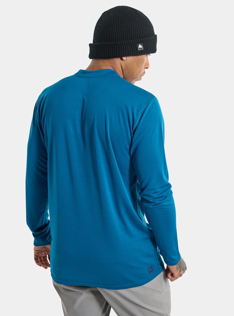 Chemise Burton Brand Active Long Sleeve Homme Bleu | 581269-PJR