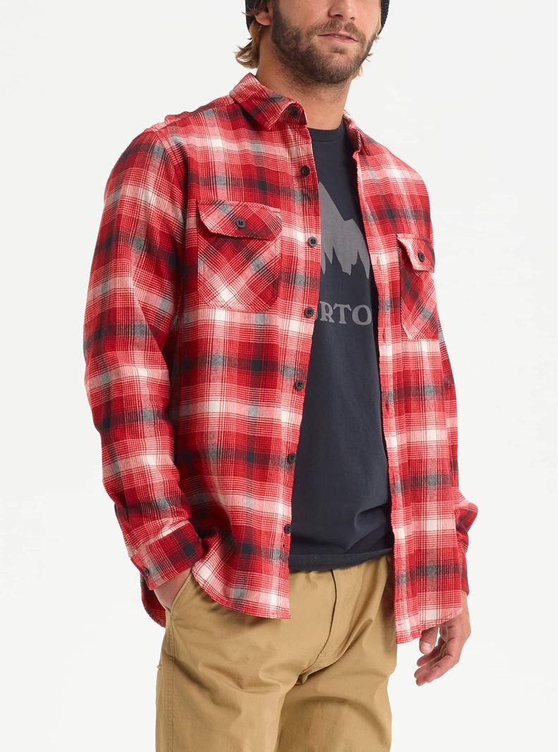 Chemise Burton Brighton Flannel Homme Rouge | 871630-GCN