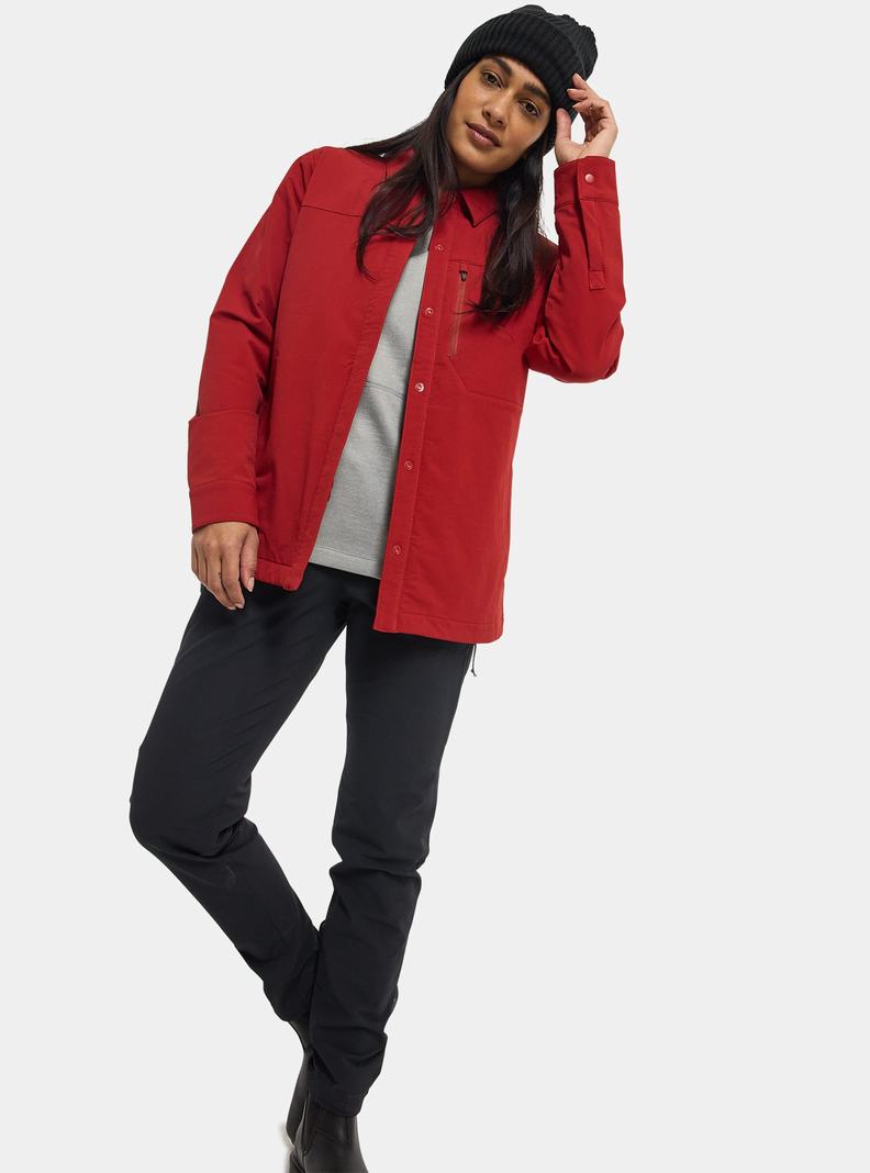 Chemise Burton D'hiver Shelter Three-In-One Top Femme Rouge | 567840-SBG