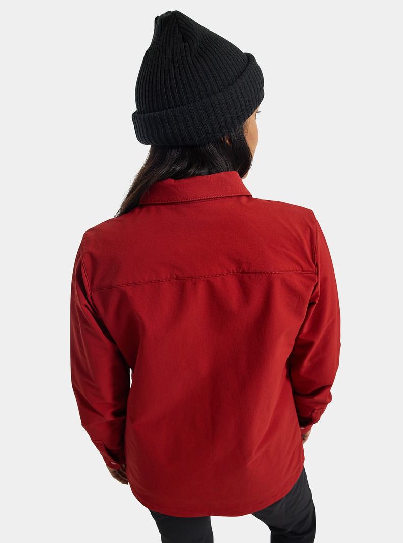 Chemise Burton D'hiver Shelter Three-In-One Top Femme Rouge | 567840-SBG