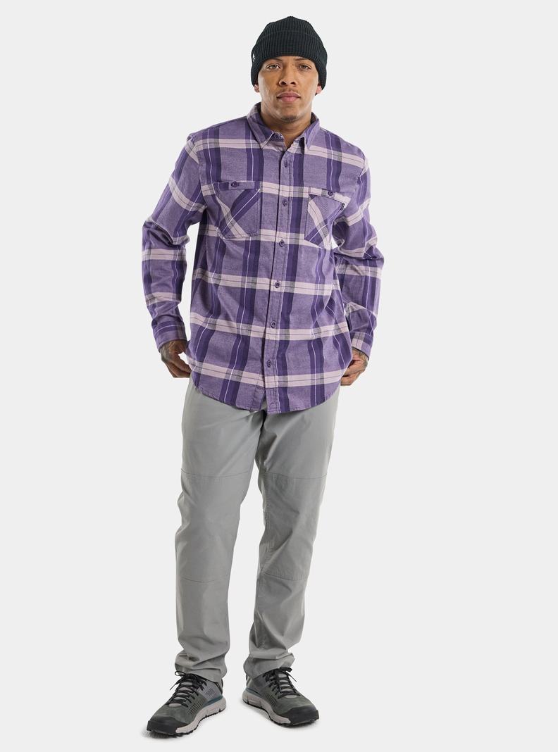 Chemise Burton Favorite Long Sleeve Flannel Homme Violette | 725613-AYW