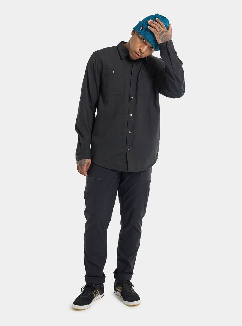 Chemise Burton Favorite Performance Long Sleeve Flannel Homme Noir | 510387-GOB