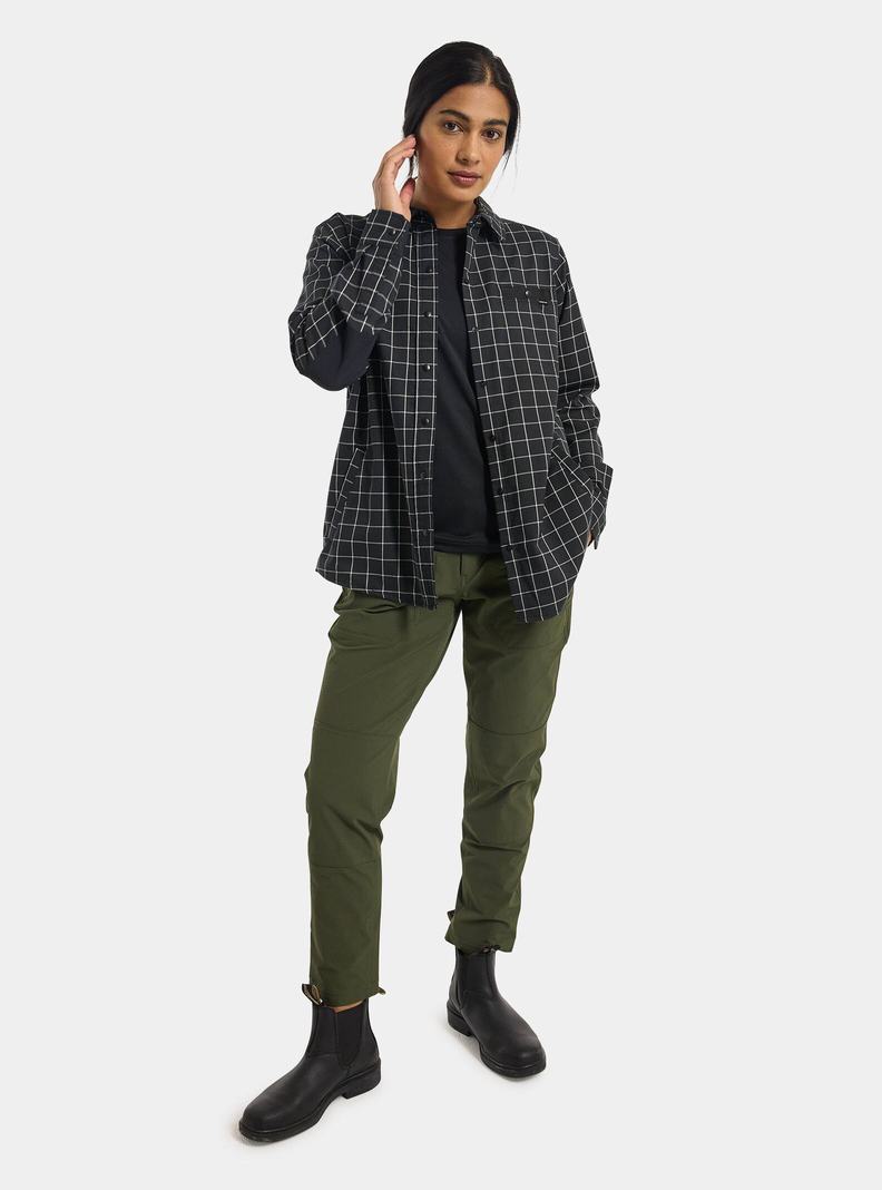 Chemise Burton Favorite Performance Long Sleeve Flannel Femme Noir | 572386-SKO