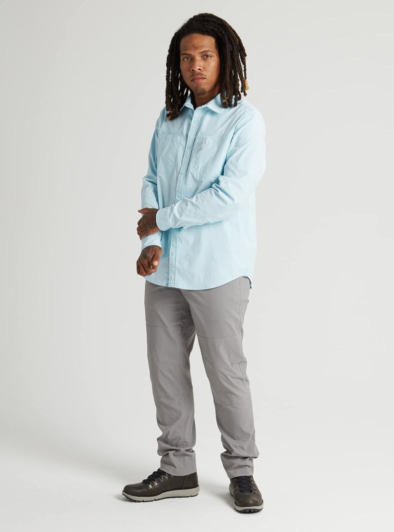 Chemise Burton Multipath Utility Long Sleeve Shirt Homme Turquoise Clair | 862973-BEX