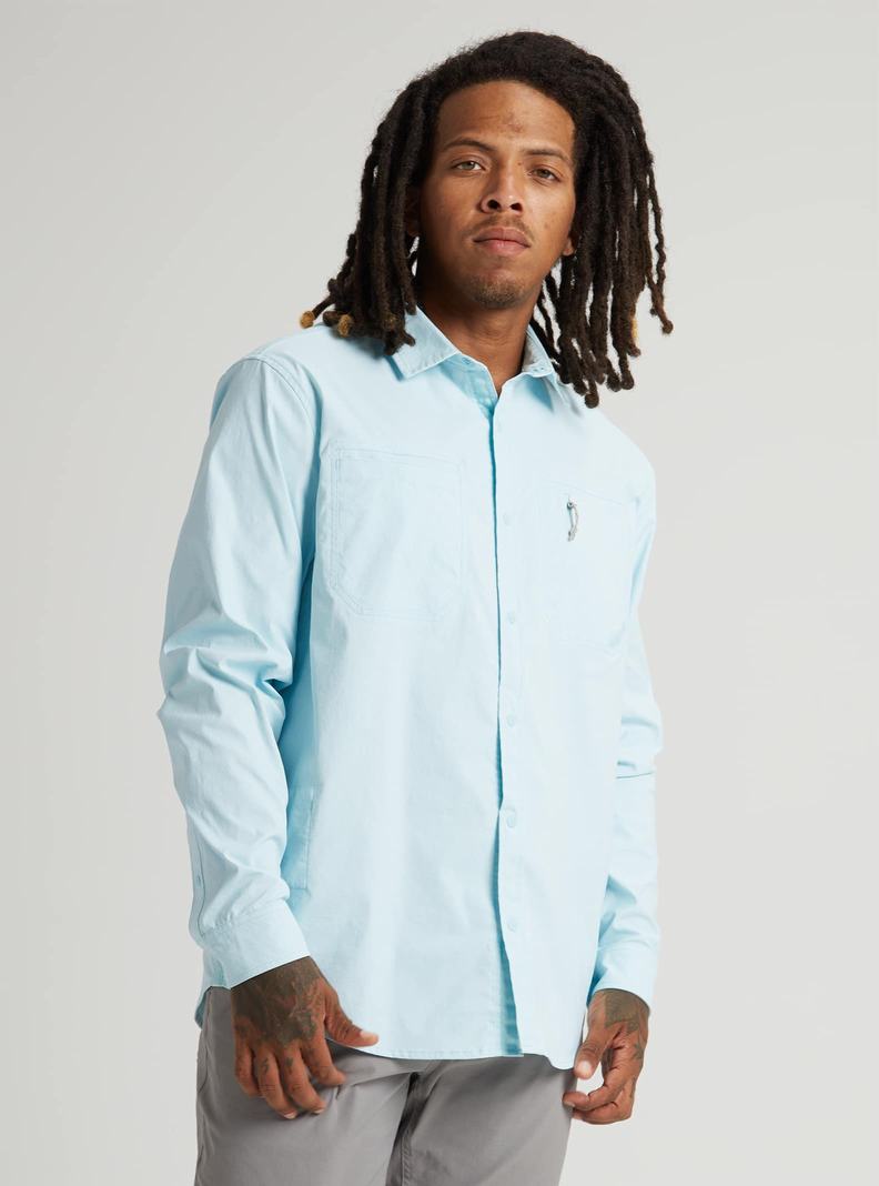 Chemise Burton Multipath Utility Long Sleeve Shirt Homme Turquoise Clair | 862973-BEX