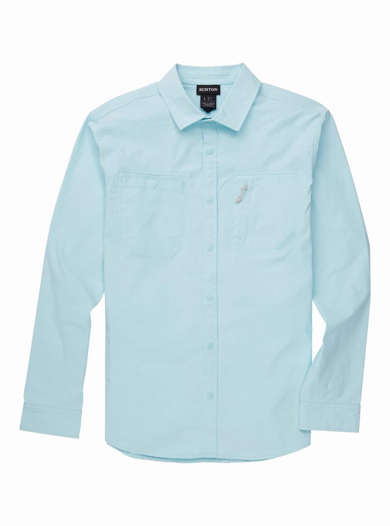 Chemise Burton Multipath Utility Long Sleeve Shirt Homme Turquoise Clair | 862973-BEX