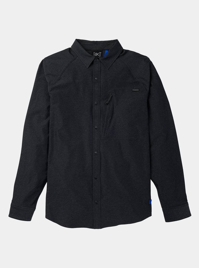 Chemise Burton [ak] Slats Long Sleeve Homme Noir | 265084-SJL