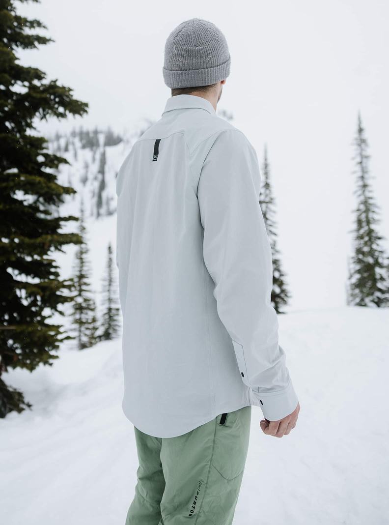 Chemise Burton [ak] Slats Long Sleeve Homme Grise | 685412-QTL