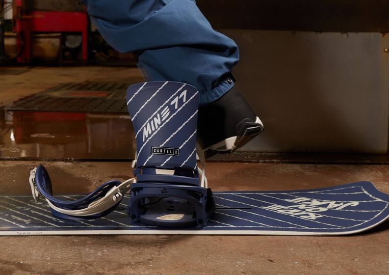 Fixation Snowboard Burton Cartel X EST Homme Bleu | 237418-MEG