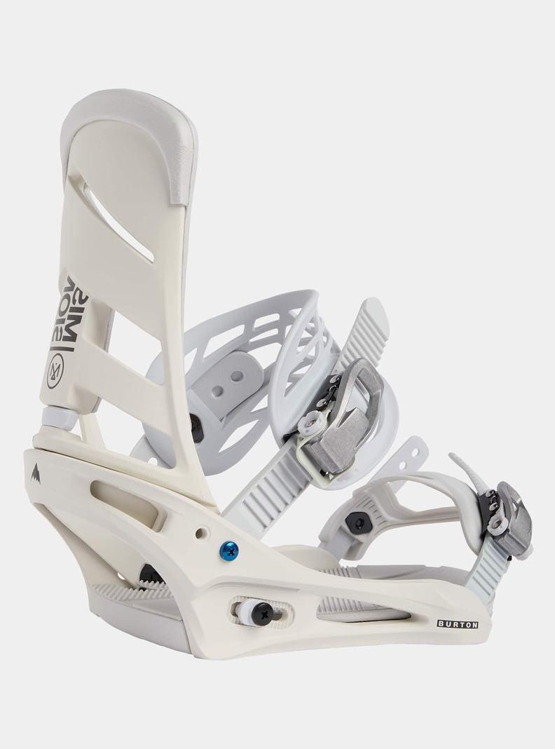 Fixation Snowboard Burton Mission Re:Flex Homme Blanche | 124586-IPT